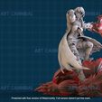 untitled.32.jpg DELUXE Demon cursed Pirate Assassin Character statue jrpg anime 3D print model
