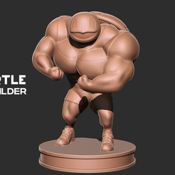 1.png STL file Squirtle bodybuilder - Pokemon 3D print model・Design to download and 3D print