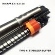 HI-CAPA-BUFFER-04.jpg Hi Capa Hicapa 5.1 4.3 3.8 Recoil Buffer Short Stroke IPSC Tokyo Marui Armorer Works KJW