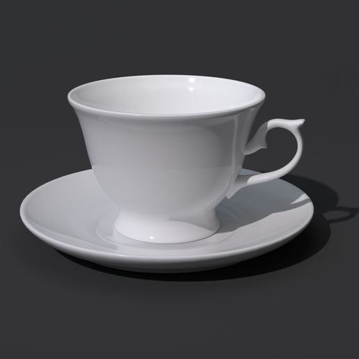 Teacup 3D Model 3D model
