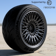 brixton-tr20-v5.png Brixton Forged tr20 Rims 3d model for printing hot wheels and scale models