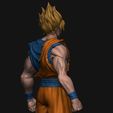 33.JPG STL file GOKU super saiyan v2 - Dragonball Super・3D print model to download
