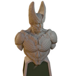 PerfectC_2.png Download STL file Realistic Perfect Cell Bust DBZ • 3D printer model, DFB93