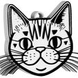 Cute-Cat-3.png Lovely Cat Keychain / EARRING / NECKLACE