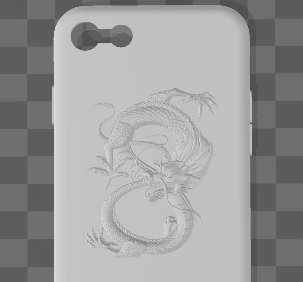 Stl File Iphone 8 Custom Dragon Case・3d Printing Model To Download・cults 2659