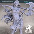 OXO3D_Barbarian_SFW_03.jpg Barbarian Waifu Tabletop Miniature