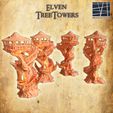 Elven-TreeTowers-3-re.jpg Elven TreeTowers 28 mm Tabletop Terrain