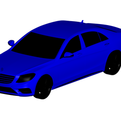 1.png Fichier 3D Mercedes Benz Classe S 2014・Modèle pour impression 3D à télécharger, car-