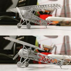 IMG_20180215_212458_179.jpg Archivo STL Fokker D.VIII Modelo a escala reducida・Objeto de impresión 3D para descargar