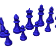 6.png MODERN CHESS SET / MODERNES SCHACHSET / 现代国际象棋