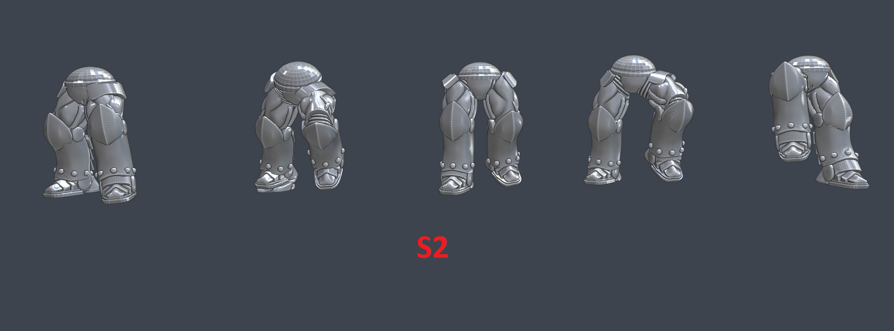 STLDatei Gladiator gepanzerte Beine (TRUESCALE)・Design für 3DDrucker