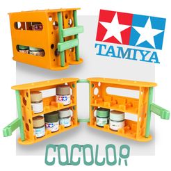 cocolor-cover.jpg Fichier STL COCOLOR - pour les couleurs acryliques TAMIYA et MR.HOBBY・Modèle à imprimer en 3D à télécharger