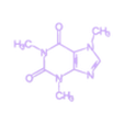 Coffein.stl Caffeine Molecule