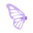 Wing, Right, Black.stl Butterfly Automaton
