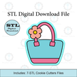 Etsy-Listing-Template-STL.png Floral Purse Cookie Cutters | STL File