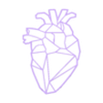 heart.stl Heart - Geometric wall