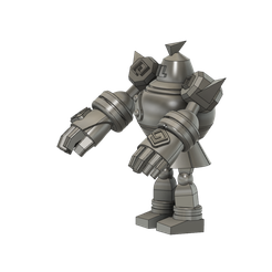 Golurk_Pokemon_SLA_v5.png Archivo STL gratuito Golurk Pokemon (ゴルーグ Goruugu)・Idea de impresión 3D para descargar