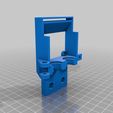 Dual_E3D_Holder.jpg Dual E3D bowden coldend. With one (50mm) fan to rule/cool them all!