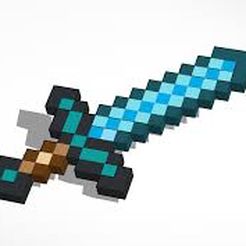 images.jpeg STL file Minecraft sword・Model to download and 3D print, craigkm