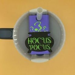 hocus-pocus.jpg Archivo 3D Vaso Stanley 40 oz Topper (Original y H2.0) - Hocus Pocus・Modelo para descargar e imprimir en 3D