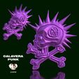 Calavera-Punk-Extrema.jpg Peacemaker Rebellion: Punk Skull with Peace Mark