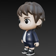 12-a2.png Chibi Yoichi Isagi-Inspired Striker | Fan Art Anime Soccer 3D Character Model