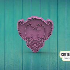 CUTTERDESIG J COOKIE CUTTER MAKER Fichier STL It le Clown It Clown Cookie Cutter M2・Plan pour imprimante 3D à télécharger