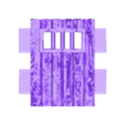 simple jail door.stl terrain, tile, rpg, 28 mm, d&d, Dungeon set 1 (Quick tiling system)