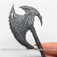 20230830_114145.jpg The elder scrolls: Skyrim weapons - Daedric Battleaxe