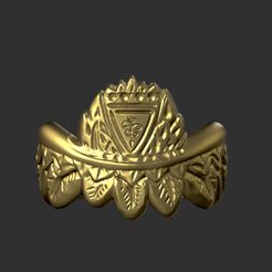 Azi_crow-ring-v2-p01.jpg STL file Aziraphale's/crowley ring from Good Omens V2・3D printable model to download