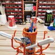 IMG_20191111_165348.jpg Free STL file Pen stands from cans・3D printer design to download, SmileyFace28