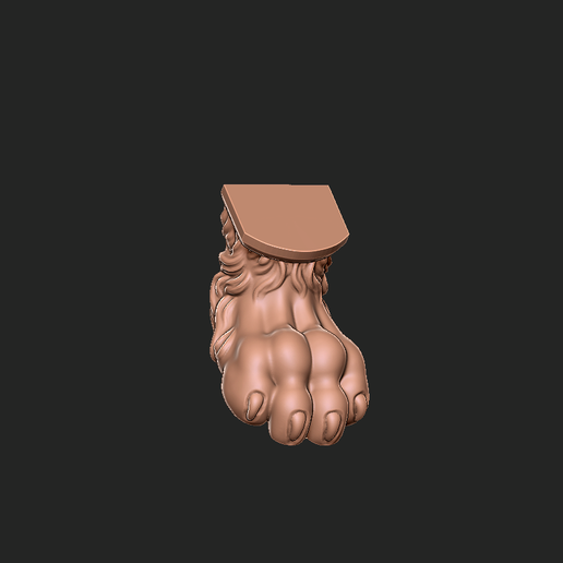 Znimok-iekrana-2025-03-24-143535.png Animal lion Paw Stool – 3D Printable STL Model