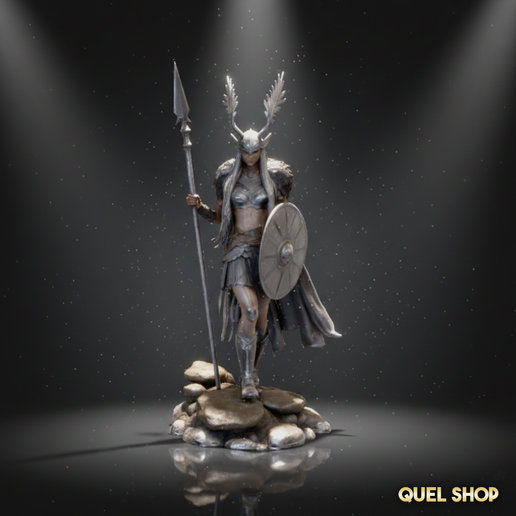 Female Valkyrie Warrior Statue