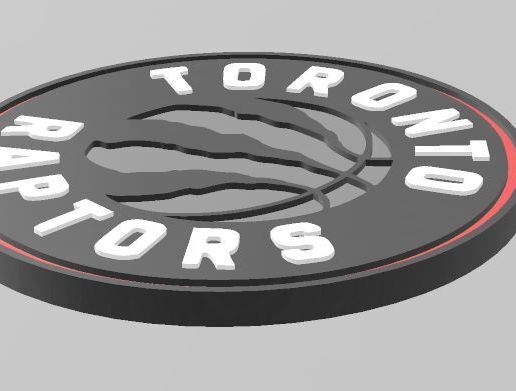STL file Toronto Raptors logo 🏀 ・Design to download and 3D print・Cults