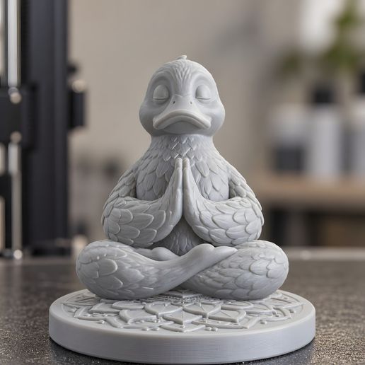 Yoga Duck Meditation 3D Print Model