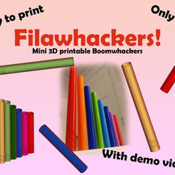 2739183c-b487-446f-97dc-df69903db94b.jpg Filawhackers: mini 3D printable Boomwhackers