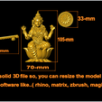 Saraswati-3D-print-Model-2-pic-2.png Saraswati Modèle d'impression 3D-2
