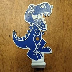 C8C66626-18E7-4D31-BF3F-48788D1F99A5.jpeg STL-Datei T-Rex Taschenhaken kostenlos・3D-Druck-Modell zum herunterladen