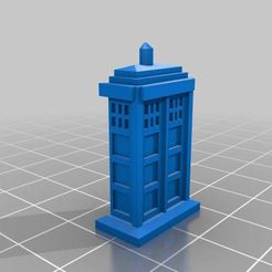 tardis_topper_-_stubby_mini_ring-a-thing.jpg Free STL file Tardis Topper - Stubby Mini Ring-a-thing・3D printing idea to download