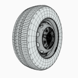 9.png Ford E-Transit Wheel (Rim + Tyre)