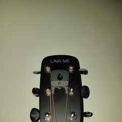 LavaPickHolder.png 3D-Datei Gitarre Lava Me 2 Plektrumhalter kostenlos・3D-druckbares Modell zum herunterladen
