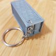 20220805_200338.jpg Key ring container / Shipping container keyring