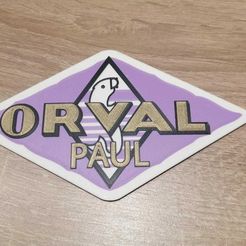 WhatsApp-Image-2022-11-13-at-11.30.09.jpeg STL file Beer coaster - Orval・Model to download and 3D print