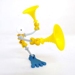 1.jpg Free STL file Ogo Trumpet・3D printing design to download