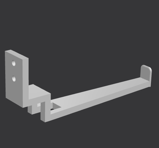 PLAYSTATİON 5 DUAL SENSE WALL STAND - DUVAR ASKI APARATI - 3D model önizlemesi