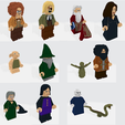 les-profs-au-complet.png 7 Hogwarts teachers, Dobby, bellatrix, voldemort, nagini, dragonneau