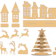 2023-11-26-1.png Laser Cut Vector Pack - 500 Assorted Christmas Designs