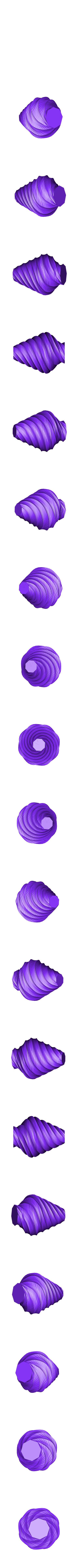 Twisted Low Poly Vase (Vase Mode).stl Vase Collection