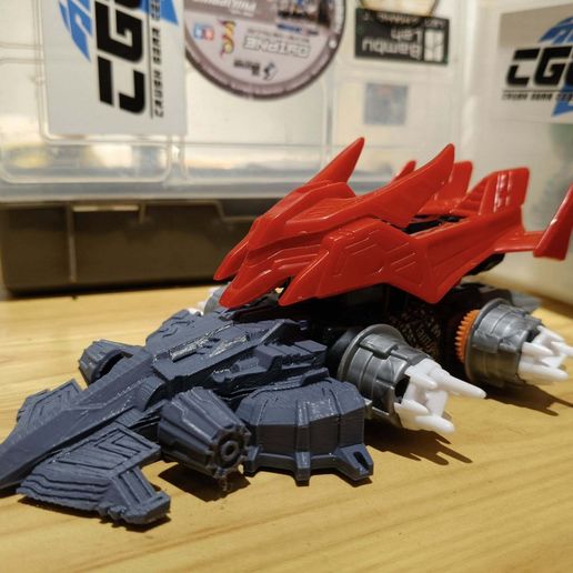 ⚙️ Crush Gear Wing Raptor X・ 3MF File for 3D printing・Cults