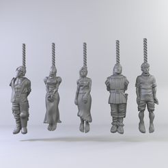 Hanged_4.png Файл STL Повешенные (Жатва войны)・Модель 3D-принтера для загрузки